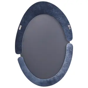 Wall Mirror MASSAY Velvet Dark Blue