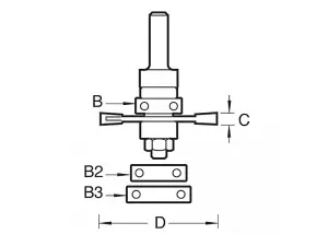 Trend 342 x 1/2 TCT Bearing Guided Biscuit Jointer 4.0 x 40mm