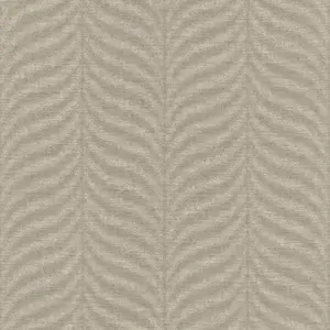 Grandeco Boutique Collection Organic Feather Embossed Wallpaper,  Deep Taupe