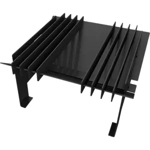 Primrose Chic Steel Hex Black Outdoor Fire Pit 58cm