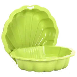 Berkfield Sandpits 2 pcs Green 77x87x21cm Plastic