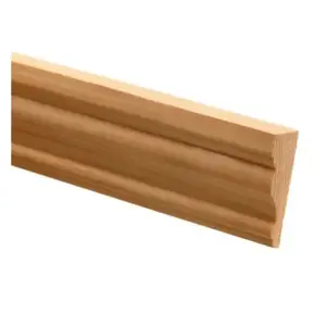 PACK OF 15 (Total 15 Units) - Premium MT Pine Decorative Profile - 12mm x 31mm x 2400mm Length