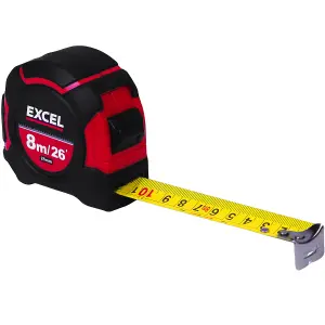 Excel Tape Measure 8m/26ft Pack of 5