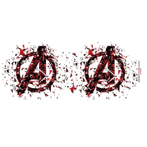 Avengers Shattered Logo Mug White/Red (One Size)