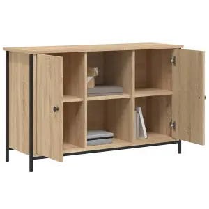 Berkfield TV Cabinet Sonoma Oak 100x35x65 cm Engineered Wood