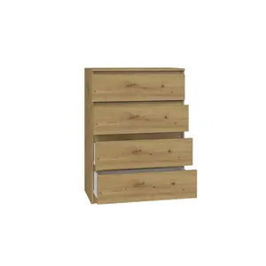 Tonya 4 Drawer 70Cm W Chest Of Drawers Artisan Oak