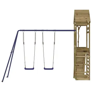 Berkfield Outdoor Playset Impregnated Wood Pine