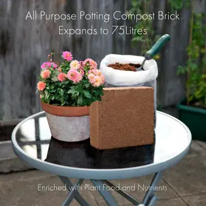 Organic All Purpose Potting Compost Expands to 75Ltr