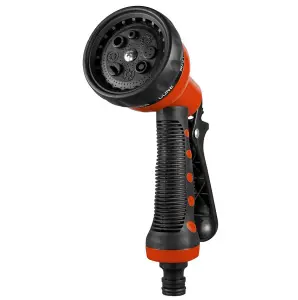 8 Function Garden Hose Spray Nozzle Head Gun Multi Pattern Adjustable Mist & Jet