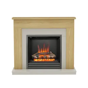 Be Modern Blakemere Stone Inset Electric Fire suite