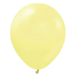 Kalisan Latex Macaroon Balloons (Pack of 50) Yellow (One Size)