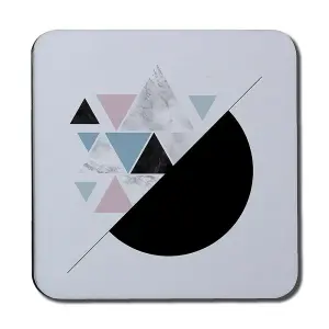 Triangles & Semi Circle Pattern (Coaster) / Default Title