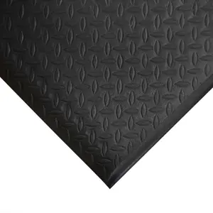 Nicoman 12mm Thick Tough Heavy Duty Anti-Fatigue Mat 60 x 90cm Black