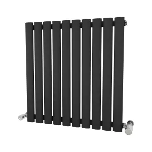 Ximax Fortuna FOR600584A Anthracite Gas Vertical Designer 1532BTU Radiator, (W)584mm x (H)600mm