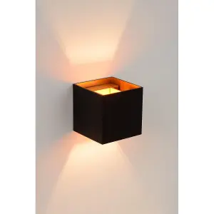 Lucide Xio Modern Up Down Wall Light - LED Dim. - G9 - 1x4W 2700K - Black