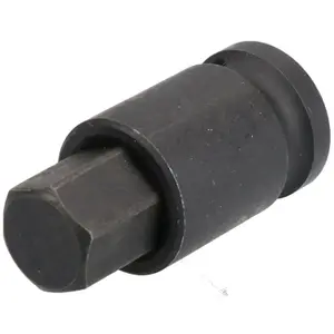 M17 x 55mm 1/2" Drive Short Impact Impacted Allen Hex Key Socket