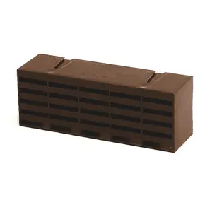 5 x Brown Air Bricks Vent 9" x 3" Brick Grille AirBrick Flow Vents Ventilation