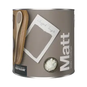 Rust-Oleum Washable Matt Wall Paint - Whipped Truffle 2.5L