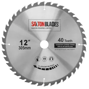 Saxton TCT30540T TCT Circular Blade 305mm x 40T