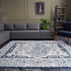 Montana Collection Vintage Rugs in Navy  4040