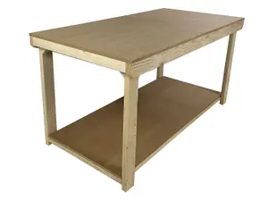 Workbench MDF top, large heavy-duty table (H-90cm, D-120cm, L-120cm)