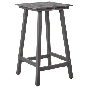 Garden Table Wood Dark Grey ADIRONDACK