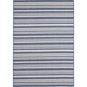 Ecology Collection Outdoor Rugs in Blue  300blu