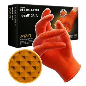 Mercator Ideal Grip Extra Large Orange Gloves