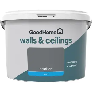 GoodHome Walls & ceilings Hamilton Matt Emulsion paint, 2.5L