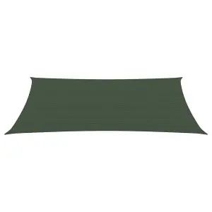 Berkfield Sunshade Sail 160 g/m2 Dark Green 3.5x5 m HDPE