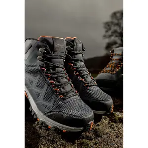 Cotswold Wychwood Recycled Hiking Boots Grey/Coral