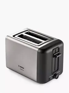 Bosch Designline 2 Slice Toaster, Stainless Steel