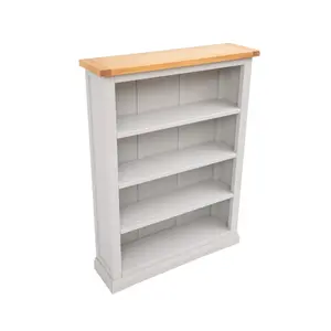 Loreo Light Grey Bookcase 120x90x25cm