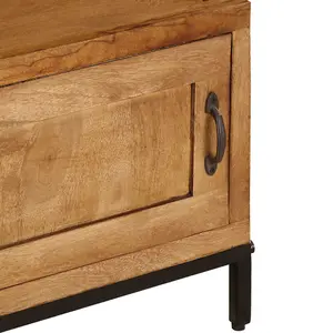 Berkfield TV Cabinet Solid Mango Wood 140x30x40 cm