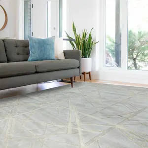 Mica Abstract Easy to Clean Modern Rug for Living Room, Bedroom and Dining Room-80cm X 150cm