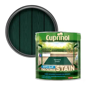 Cuprinol Vermont green Matt Decking Wood stain, 2.5L