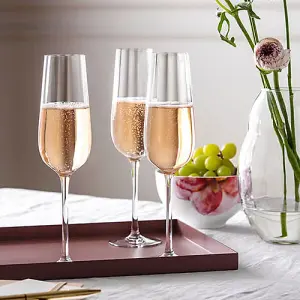 Villeroy & Boch Rose Garden Set of 4 Champagne Flutes