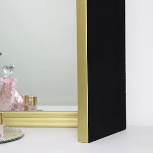 Melody Maison Ornate Gold Triple Dressing Table Mirror 55cm x 74cm