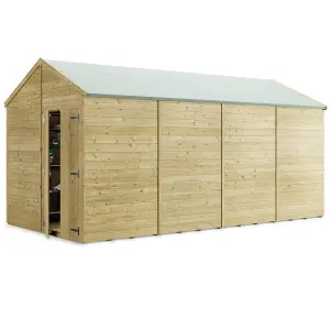 BillyOh Switch Tongue and Groove Apex Wooden Shed - 16x8 Windowless - 11mm Thickness