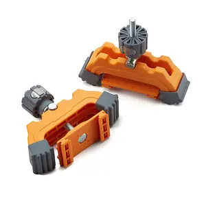 BORA Track Clamps Pair, Securely Cut Any Angle with WTX & NGX Clamp Edge Systems, Saw Guide Accessory for Woodworking & Carpentry