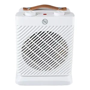 2000W White Oscillating Fan heater