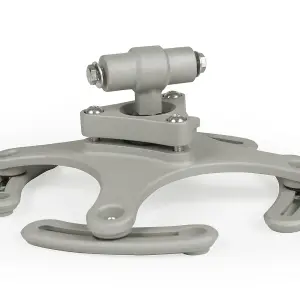 Projector Ceiling Mount - universal fit, tilt & 360 degree swivel, 30 kg capacity - grey