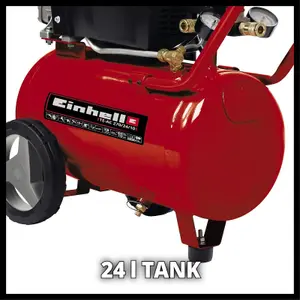 Einhell Air Compressor 24L 10 Bar (145PSI) 1800W Pressure Vibration Damped TE-AC 430/90/10