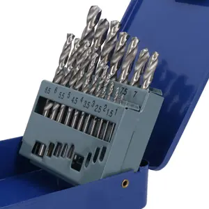 19pc HSS-G Metric Drill Bit Set Split Point Drills Metal Plastic Copper 1mm-10mm