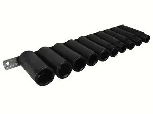 Teng 1/2in Drive 9126 Deep Impact Socket Set, 10 Piece