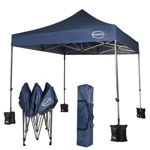 MCC Direct Maximus 3x3 Heavy Duty Pop up Blue Gazebo NS