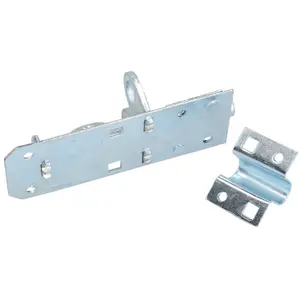 100mm Galvanised Brenton Bolt Sliding Lock Gate Shed Door Padbolt & Fixings