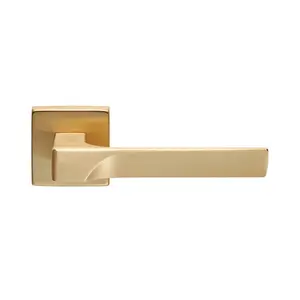 Flash Latch Door Handle (Set of 2) Satin Brass