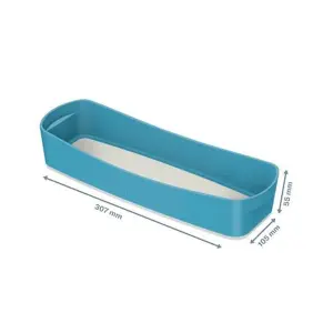 Leitz MyBox Cosy Calm Blue Organiser Storage Tray Long