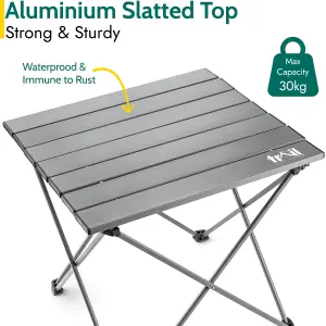 Trail Folding Camping Table Lightweight Aluminium Outdoor Garden Beach Medium